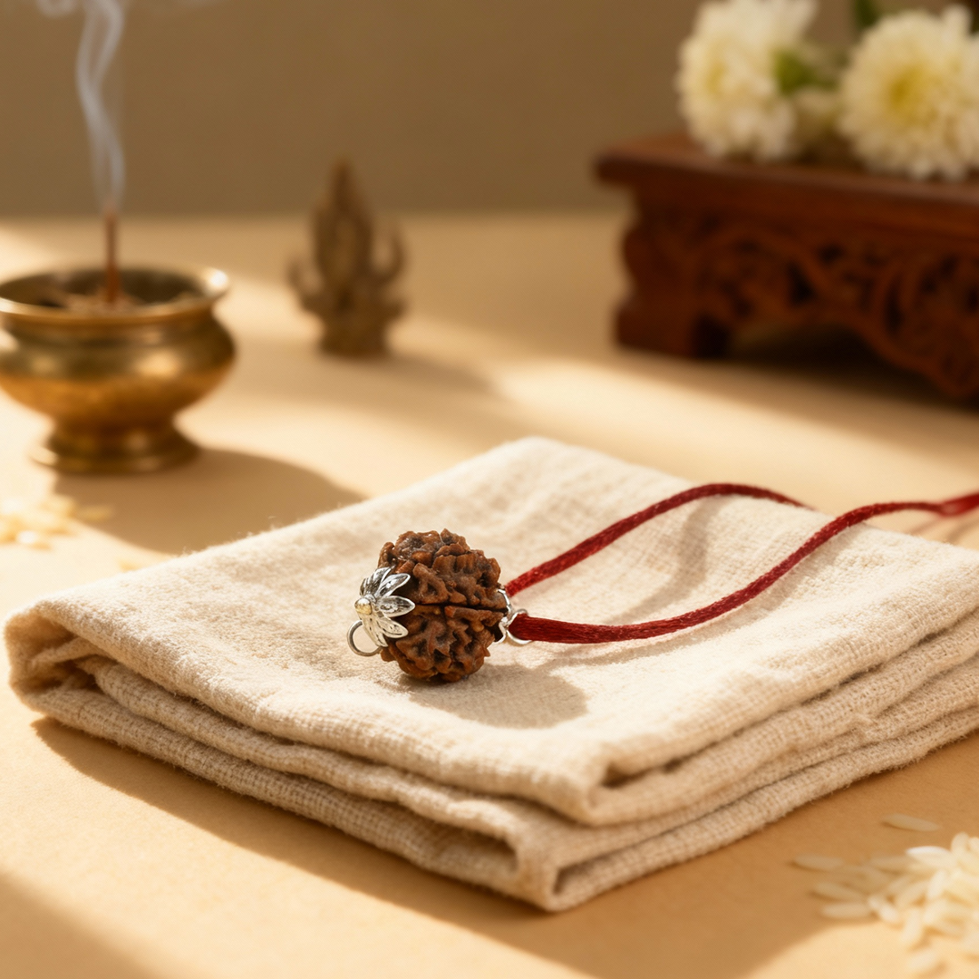 Siddh 5 Mukhi Rudraksha Pendant